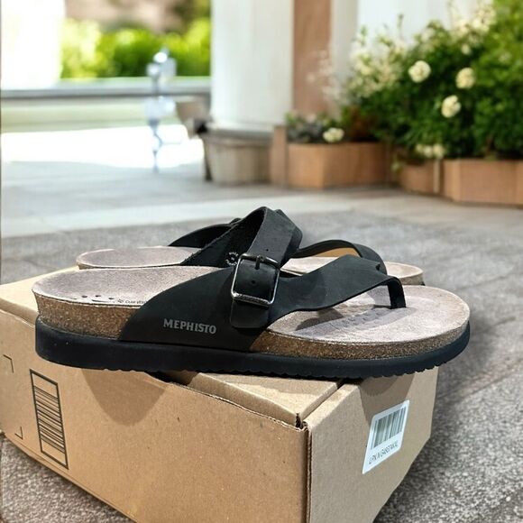 MEPHISTO Air Relax Helen Leather Sandals EU 43 - Picture 1 of 10